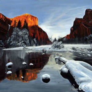 EL CAPITAN, 2010 Acrylic on canvas, 40 x 40"