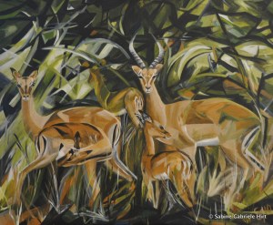 IN THE BUSH, 2010 Acrylic on Canvas, 30x36