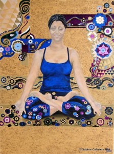 LOTUS, 2007, Acrylic on canvas, 40x30"