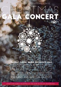 Christmas Gala Concert Poster